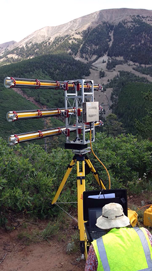 RF Equipment in the mountains