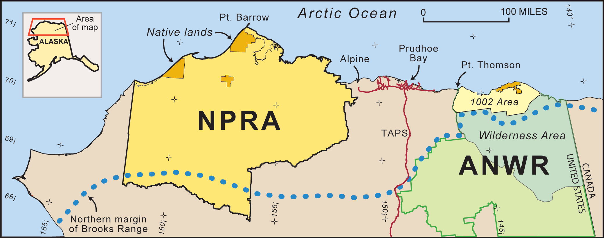 Oil and gas in the North Slope region of Alaska