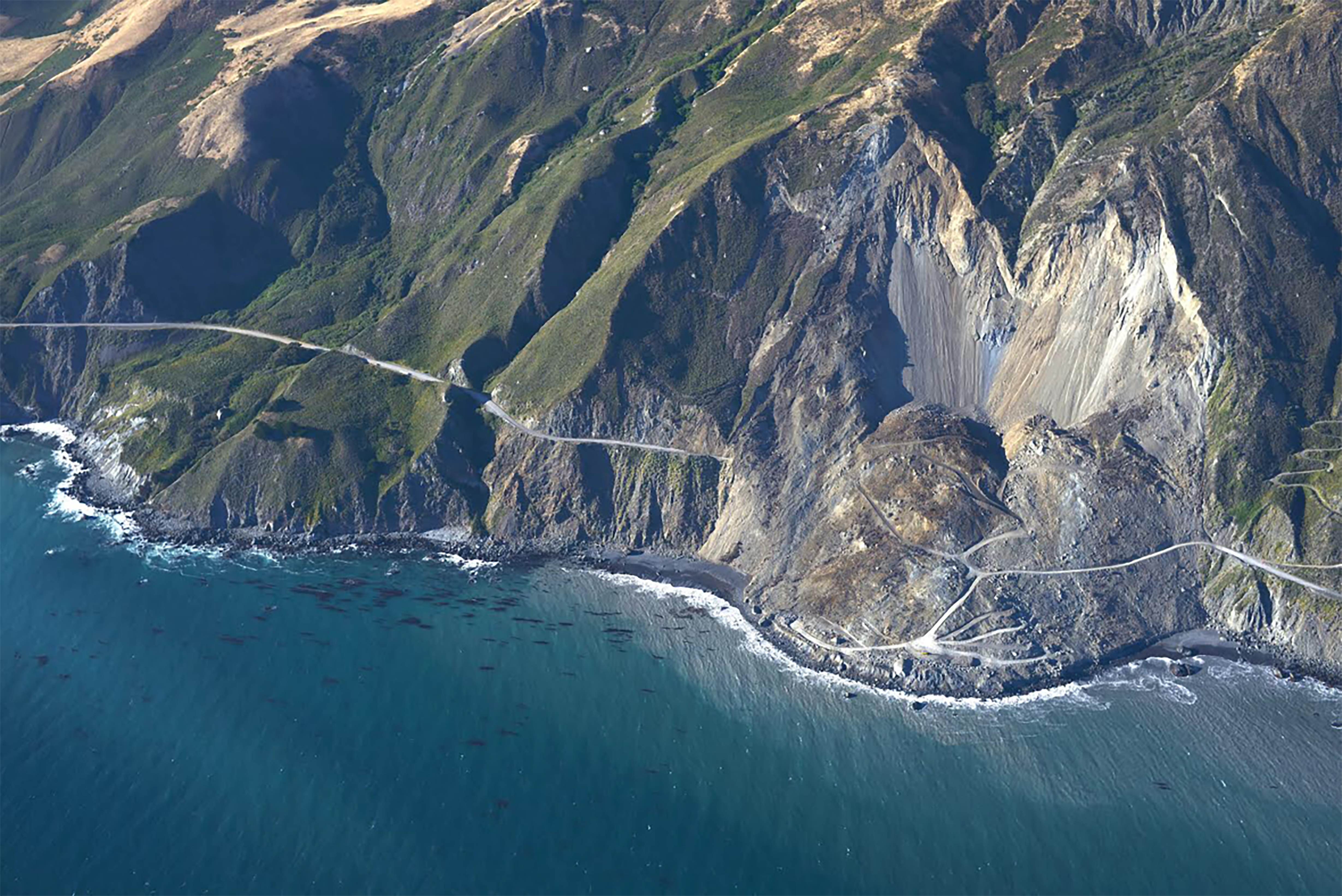 A major landslide in Big Sur, California in 2017 covered a quarter-mile of Highway 1. It was not the only landslide to limit access to the highway in 2017, and repair estimates exceed $40 million.