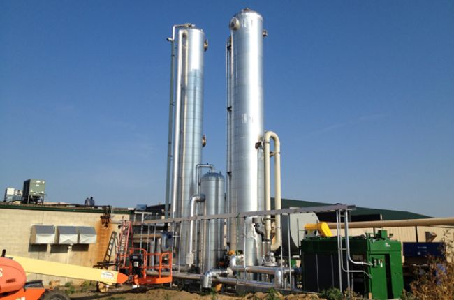 Renewable natural gas (RNG) production facility in Fair Oaks, Indiana. Image Credit: NREL/DOE