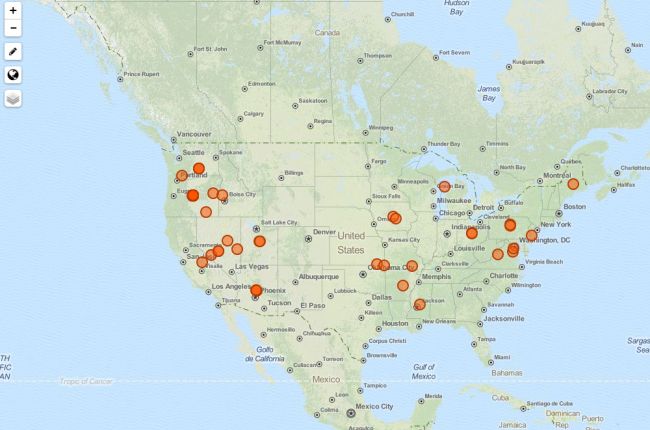 Interactive Map Of United States Geothermal Data American