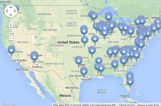 Interactive Map Of Operating Nuclear Power Reactors In The United
