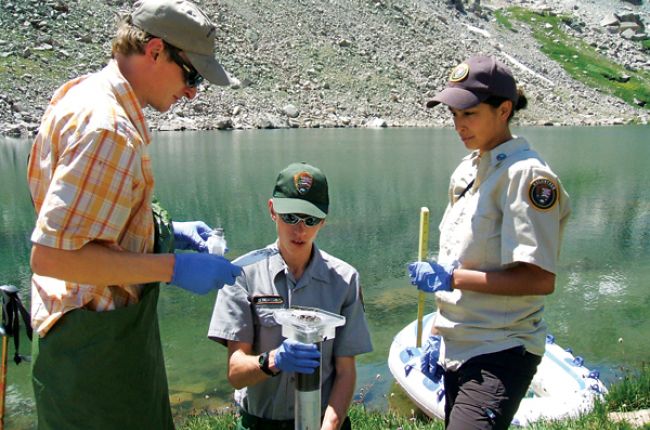 Water quality testing. Image Copyright © Geological Society of America