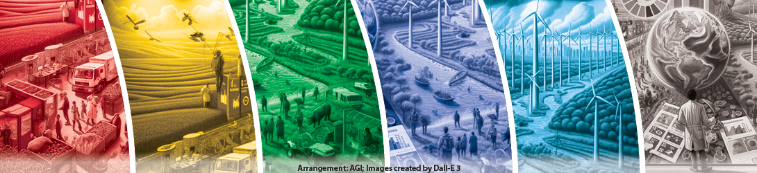 AI image evoking sustainable development