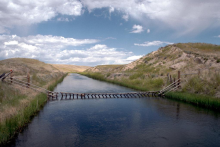 An irrigation canal in Montana. Image Copyright © Marli Miller, University of Oregon. http://www.earthscienceworld.org/images