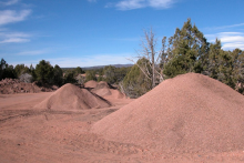 Industrial sand mined in Utah. Image Credit: Bureau of Land Management