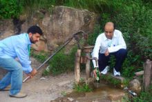 Water sampling for quality assessment in Pakistan. Image Credit: Centers for Disease Control and Prevention