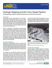 Cover of AGI Case Study 2018-001-Geologic Mapping and the Trans-Alaska Pipeline