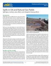 Cover of Spills in Oil and Natural Gas Fields