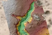 3d survey of active gully system
