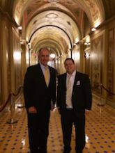 Summer Intern Zachary Schagrin with Senator Bob Casey (D-PA)