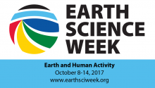 Earth Science Week Theme for 2017 is Earth and Human Activity