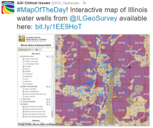 Interactive map of Illinois water wells. Image Credit: Illinois State Geological Survey
