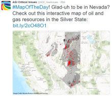 Interactive map of oil and gas resources in Nevada. Image Credit: Nevada Bureau of Mines and Geology