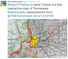 #MapOfTheDay is back! Check out this interactive map of Tennessee #waterquality assessments from @TNEnvironment