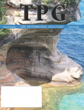 Cover of the October/November/December issue of TPG. Image Credit: AIPG
