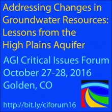 AGI Forum 2016 Groundwater Issues