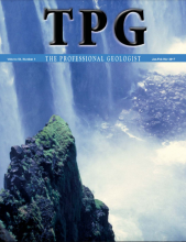 TPG Cover for the January, February and March Issue