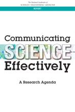 Communicating Science Effectively: A Research Agenda (2016)