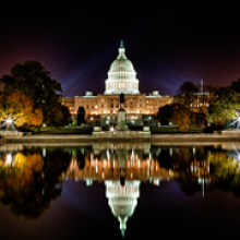 Capitol at night