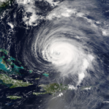 NASA hurricane satellite image