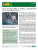 Cover of AGI Factsheet 2018-003--Using Geologic Maps to Reduce Landslide Risk