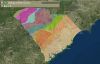 Screenshot of the geology of South Carolina interactive map