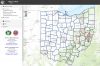 Screenshot of Mines of Ohio interactive map