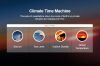 Screenshot of NASA's Climate Time Machine visualization