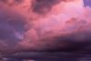 Sunset and Cumulus Clouds