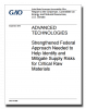 GAO Critical Materials Report Cover