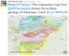 Interactive map of the surface geology of Arkansas. Image Credit: Arkansas Geological Survey