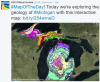 Screenshot of interactive map of Michigan geology. Image Credit: Michigan Geological Survey