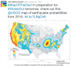 Map of earthquake probabilities across the U.S. Image Credit: U.S. Geological Survey
