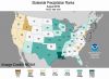 August 2016 Statewide Precipitation Ranks. Image Credit: NOAA