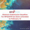 RFG 2018 abstract deadline has been extended