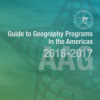 Promotional Artwork for AAG's Guide to Geography Programs in the Americas
