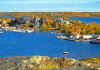 Old Town, Yellowknife NWT, in the fall. Photo credit: Allin Kayley/NWT Tourism
