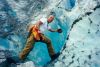 A geoscientist on a glacier. Copyright: Geological Society of America