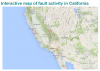 Interactive map of California's fault lines