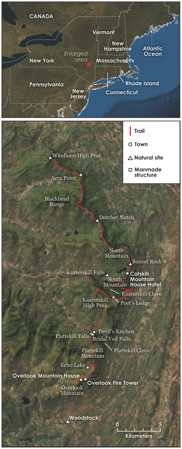 Catskill Mountains, Map, Description, & Facts