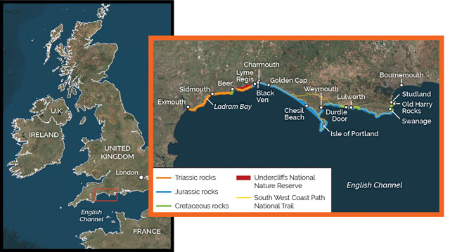 Fossil Coast Explores Chesil Beach Along the Jurassic Coast