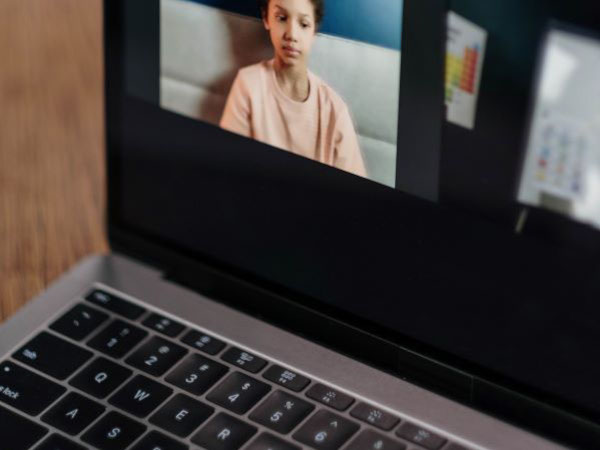 A computer screen with a video playing