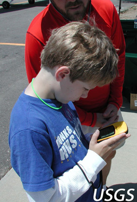 Boy withGPS