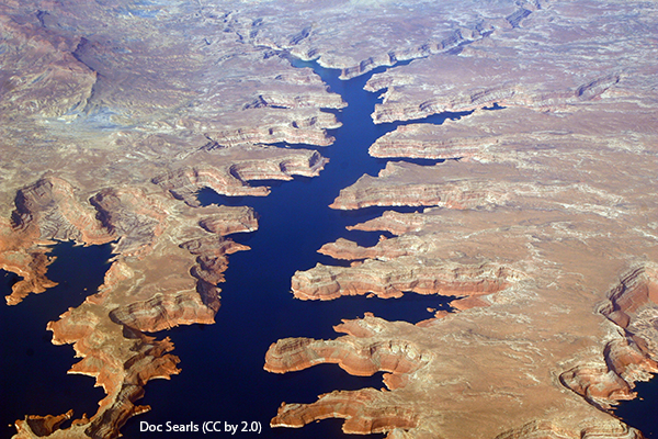 A section of LakePowell.