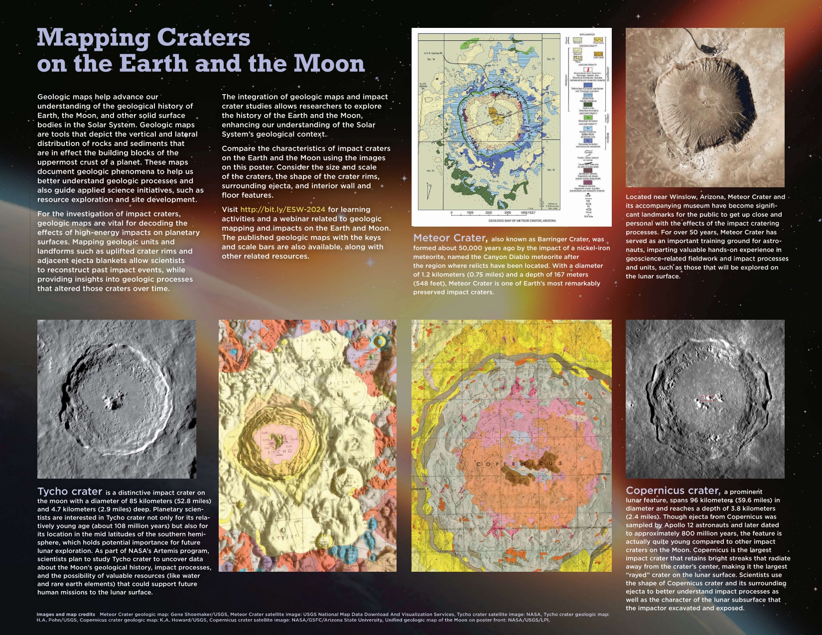 Geologic Map Day poster back from ESW 2024
