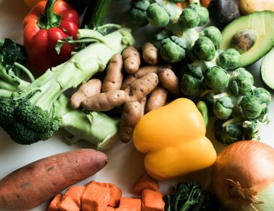 A variety of vegetables of different colors
