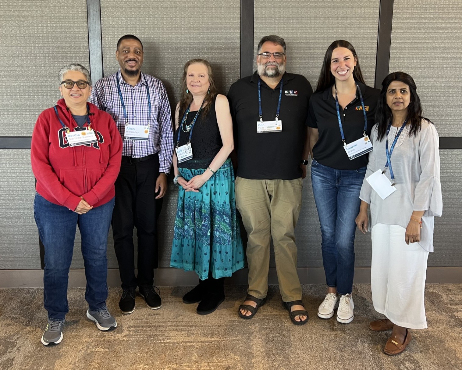 Teachers and workshop leaders at the ESIP Summer Meeting teacher workshop.