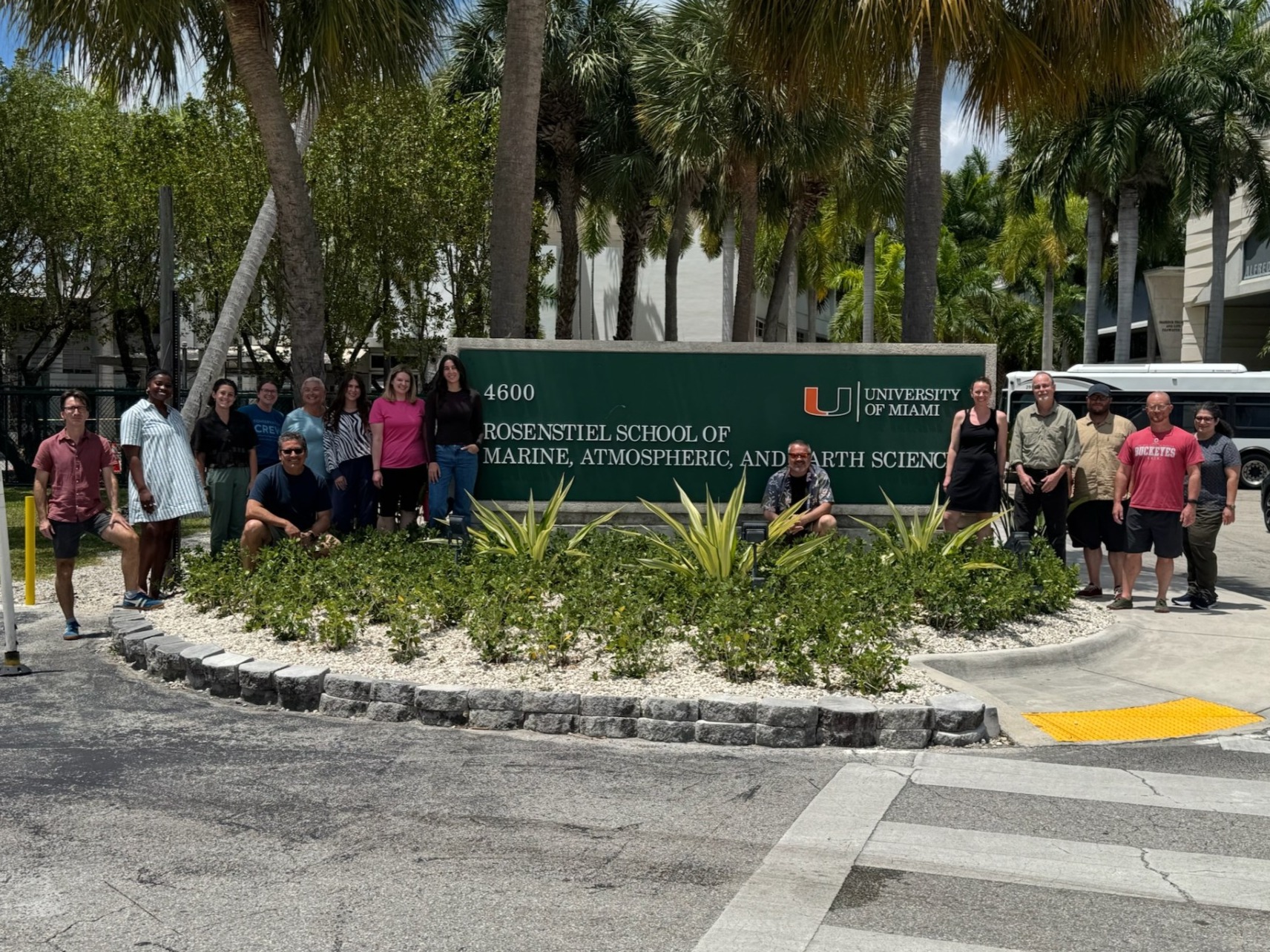 Group picture of the attendees and facilitators at the CORAL STEM Workshop