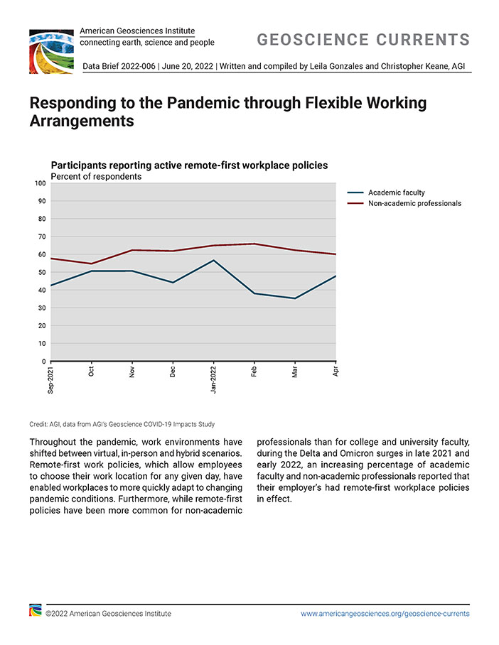 Responding to the Pandemic through Flexible Working Arrangements